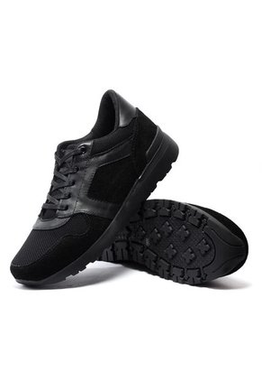 Tenis Moda Cuero Hombre Negro VillabonR VE-3030