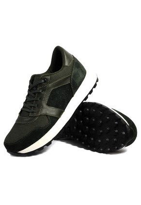 Tenis Moda Cuero Hombre Verde VillabonR VE-3033