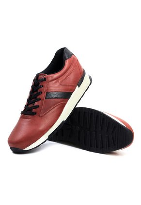 Tenis Cuero Hombre Rojo VillabonR VA-3012