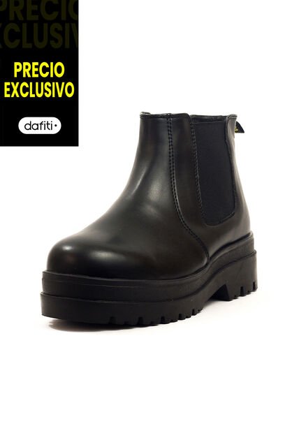 Botín Cuero Negro VillabonR VSH-5004