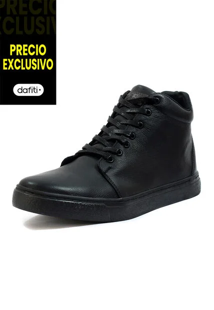 Tenis Cuero Negro VillabonR VTB-3055