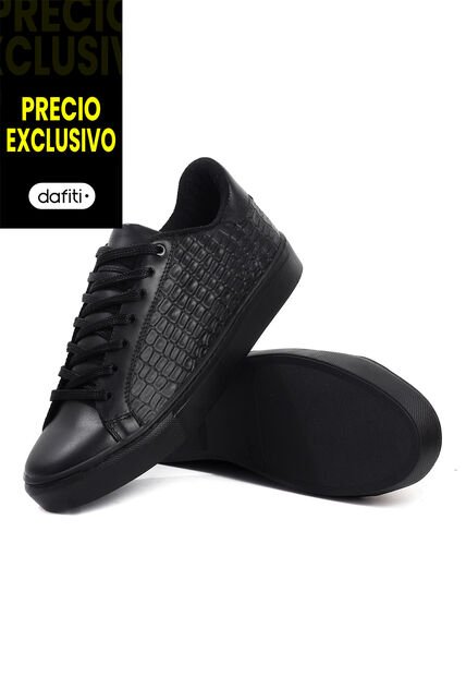 Tenis Cuero Negro VillabonR VT-3015
