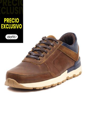 Tenis Cuero Café VillabonR VO-3031 VillabonR