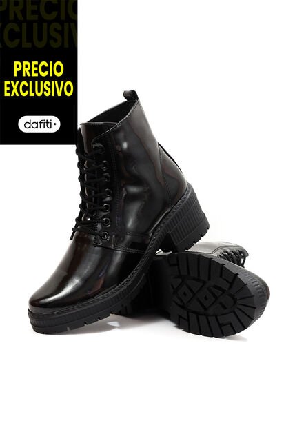 Botín Charol Negro VillabonR VRB-3025