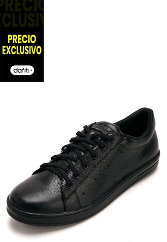 Tenis Cuero Negro VillabonR VT-3009 VillabonR