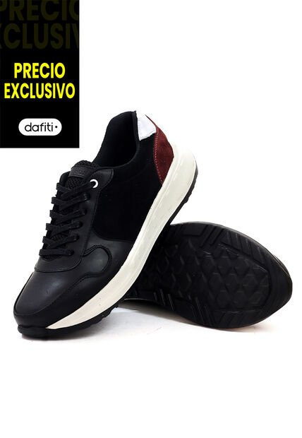 Tenis Cuero Negro VillabonR VP-3034