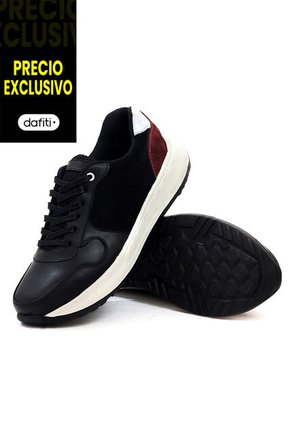 Tenis Cuero Negro VillabonR VP-3034