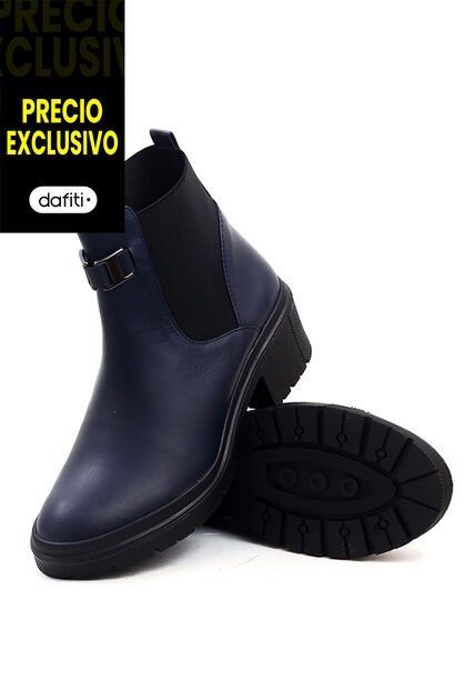 Botín Cuero Azul VillabonR VSH-5331