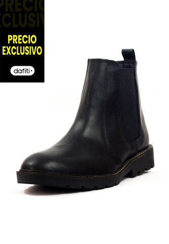 Botín Cuero Negro VillabonR VSH-5007 VillabonR