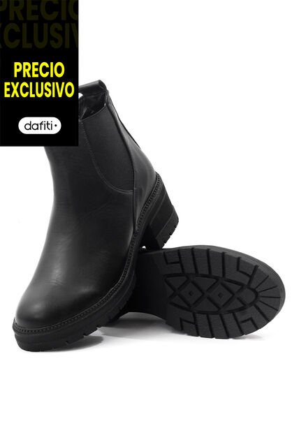 Botín Cuero Negro VillabonR VSH-5005