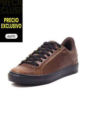 Tenis Cuero Café VillabonR VT-3010 VillabonR