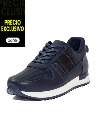 Tenis Cuero VillabonR VW-3033 Azul VillabonR