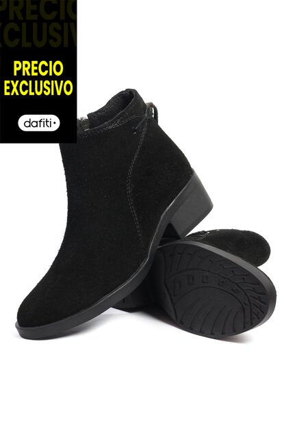 Botin Cuero Mujer Negro VillabonR VBP-5006