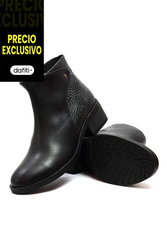 Botin Cuero Mujer Negro VillabonR VBP-5005 VillabonR