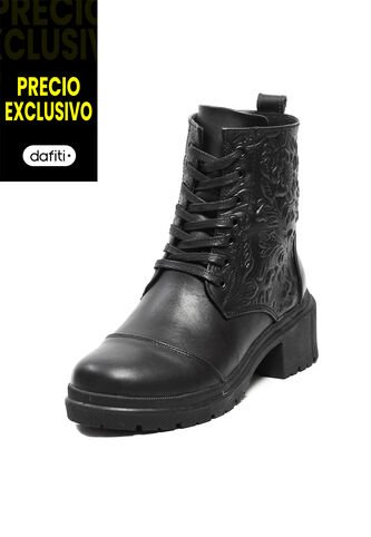 Botas Cuero Mujer Negro VillabonR VCR-9025 VillabonR