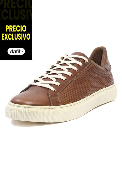 Tenis Cuero Hombre VillabonR VT-3021 Café