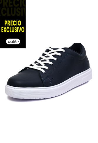 Tenis Cuero Hombre VillabonR VT-3020 Azul VillabonR