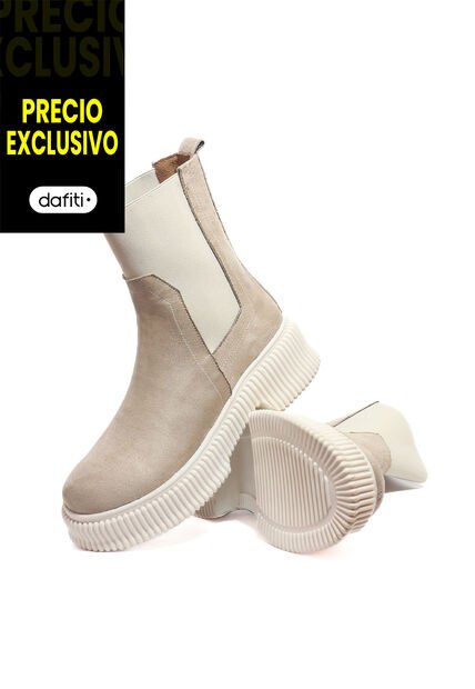 Botines Mujer Beige VillabonR VMY-9034