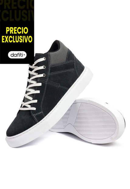 Teni Bota Moda Cuero Hombre Gris VillabonR VF-3031