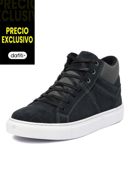 Teni Bota Moda Cuero Hombre Gris VillabonR VF-3030