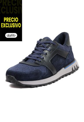 Tenis Moda Cuero Hombre Azul VillabonR VE-3031