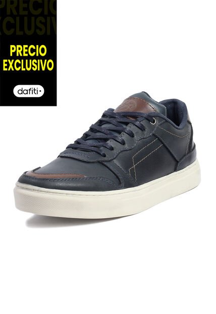 Tenis Cuero Hombre Azul VillabonR VD-3033