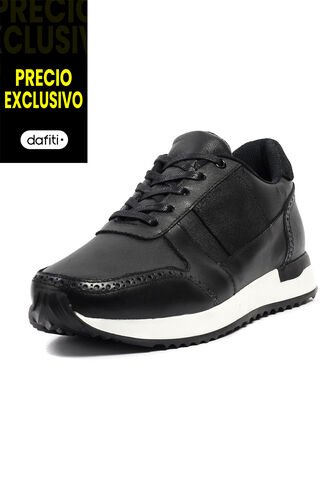 Tenis Cuero Hombre Negro VillabonR VL-3033 VillabonR