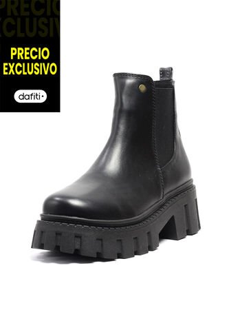 Botines Para Mujer Negro VillabonR VBA-5738 VillabonR