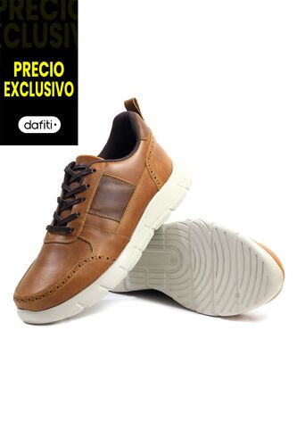 Tenis Cuero Hombre Miel VillabonR VL-3031C-A VillabonR