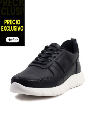 Tenis Cuero Hombre Negro VillabonR VL-3030C-A VillabonR