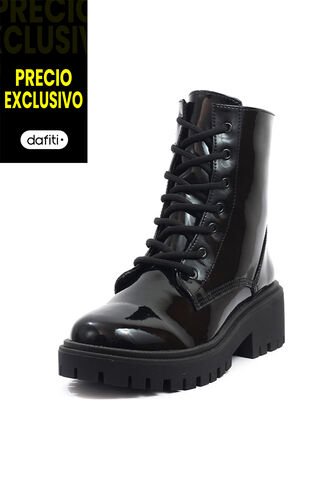 Botas Charol Mujer Negro VillabonR VMD-5045C-A VillabonR