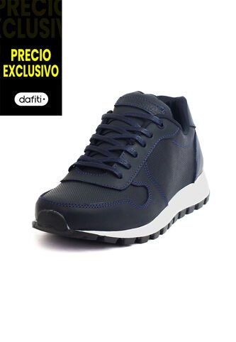 Tenis Hombre Cuero Azul VillabonR VP-3032C-A VillabonR