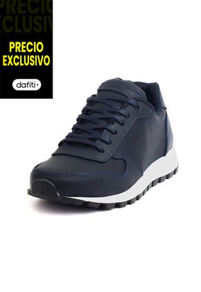 Tenis Hombre Cuero Azul VillabonR VP-3032C-A