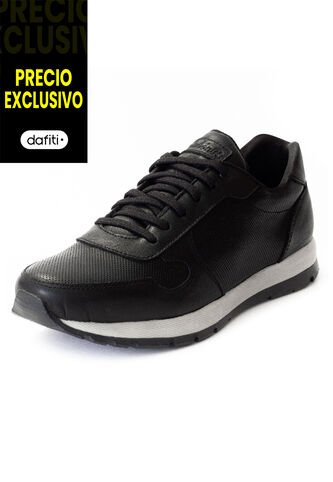 Tenis Hombre Cuero Negro VillabonR VP-3030C-A VillabonR