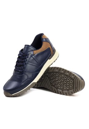 Tenis Cuero Hombre Azul VillabonR VA-3009