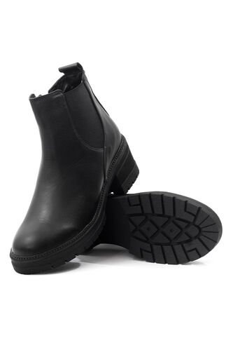 Botín Cuero Mujer Negro VillabonR VSH-5005 VillabonR