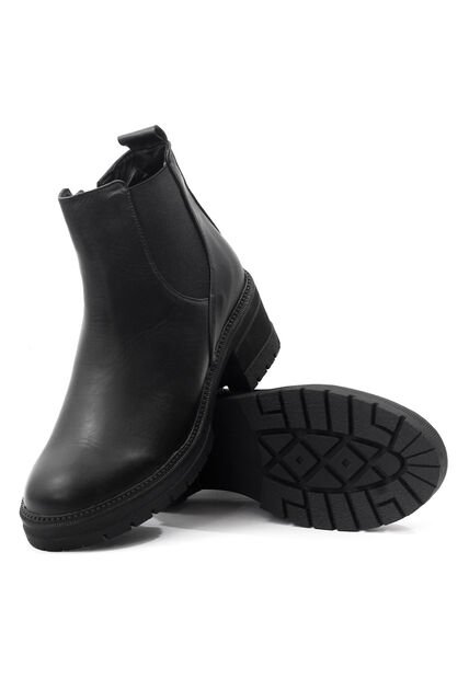 Botín Cuero Negro VillabonR VSH-5005