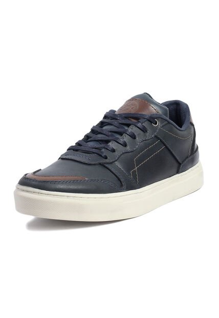 Tenis Cuero Hombre Azul VillabonR VD-3033