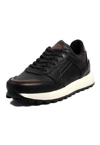 Tenis Cuero Hombre Negro VillabonR VD-3032 VillabonR