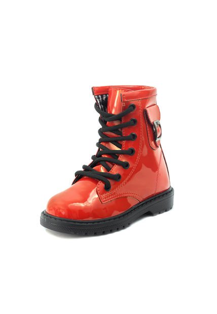 Botas Charol Ni\u00f1a Rojo VillabonR VDM-5029