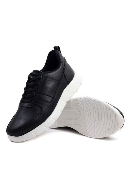 Tenis Cuero Hombre Negro VillabonR VL-3030