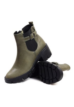 Bot\u00edn Cuero Mujer VillabonR VSH-5333 Verde