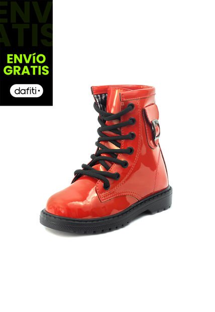 Botas Charol Ni\\u00f1a Rojo VillabonR VDM-5029