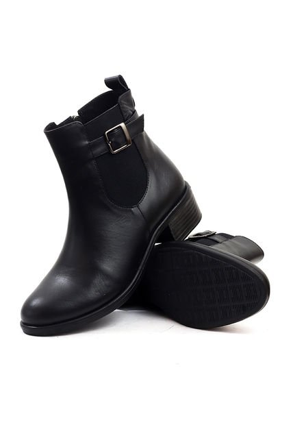 Botín Cuero Mujer Negro VillabonR VSH-5330