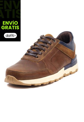 Tenis Cuero Café VillabonR VO-3031 VillabonR