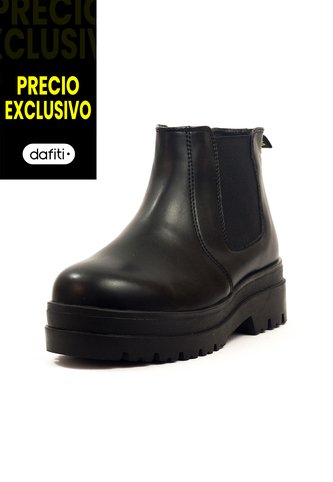 Botín Cuero Negro VillabonR VSH-5004 VillabonR