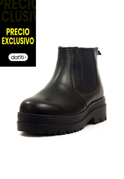 Botín Cuero Negro VillabonR VSH-5004