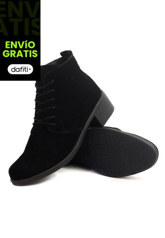 Botín Cuero Negro VillabonR VRB-3103 VillabonR