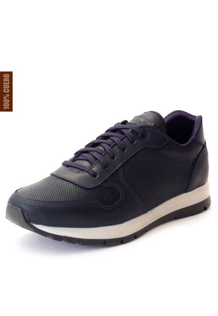 Tenis Cuero Azul VillabonR VP-3033