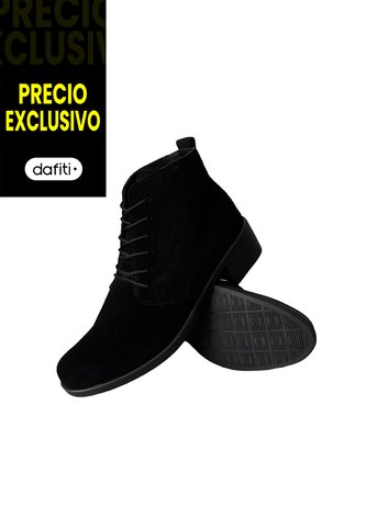 Botín Cuero Negro VillabonR VRB-3105 VillabonR